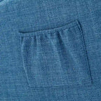 Sedia a dondolo imbottita da 27" con gambe in legno e tasche laterali