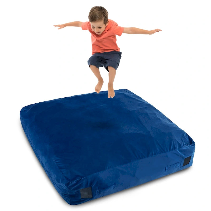 Tappeto sensoriale 145 x 145 cm con imbottitura in schiuma e rivestimento lavabile