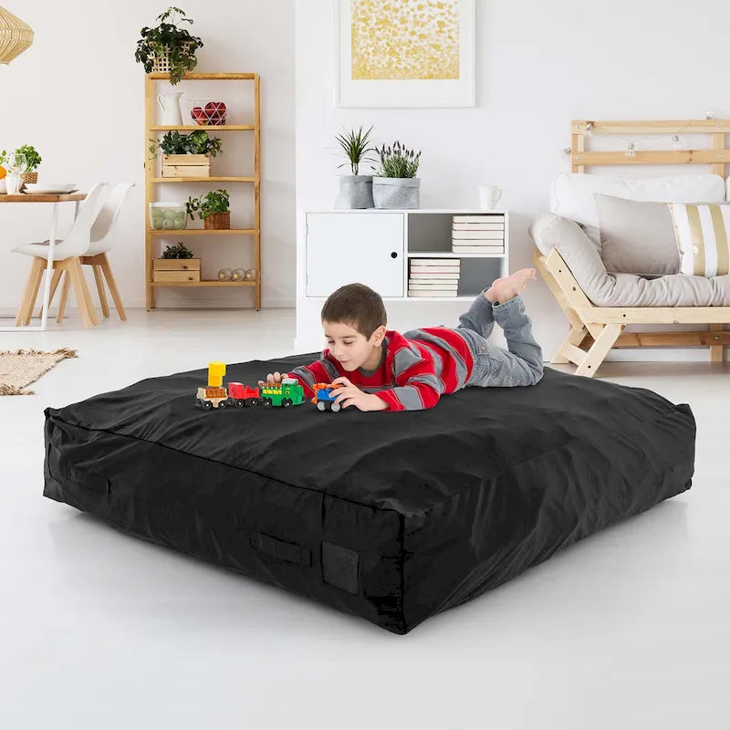 Tappeto sensoriale 145 x 145 cm con imbottitura in schiuma e rivestimento lavabile
