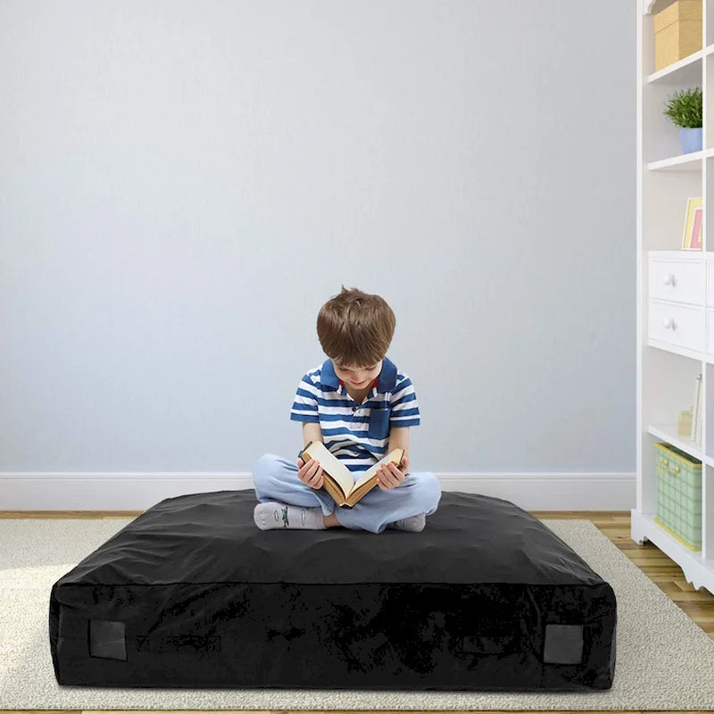Tappeto sensoriale 145 x 145 cm con imbottitura in schiuma e rivestimento lavabile