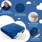 Tappeto sensoriale 145 x 145 cm con imbottitura in schiuma e rivestimento lavabile