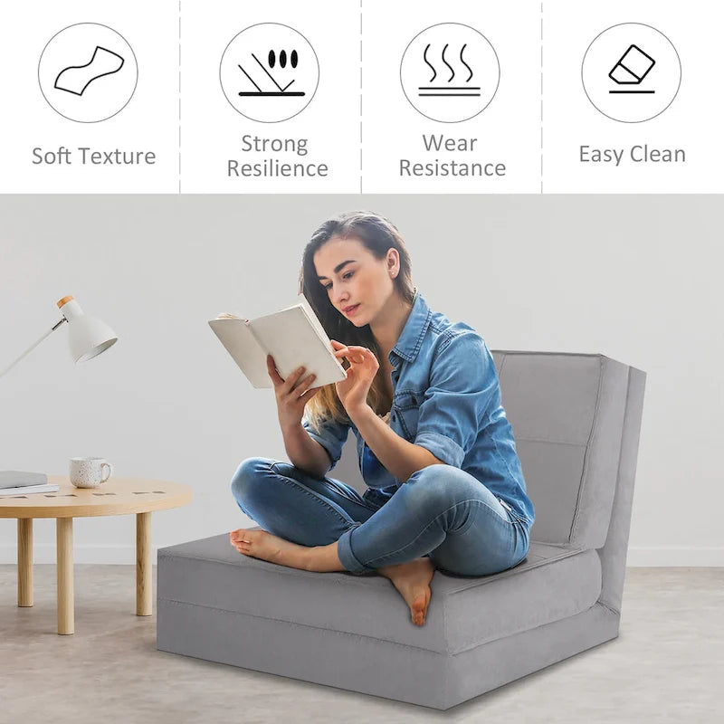 Sedia Pieghevole Convertibile Divano Letto Trasformabile