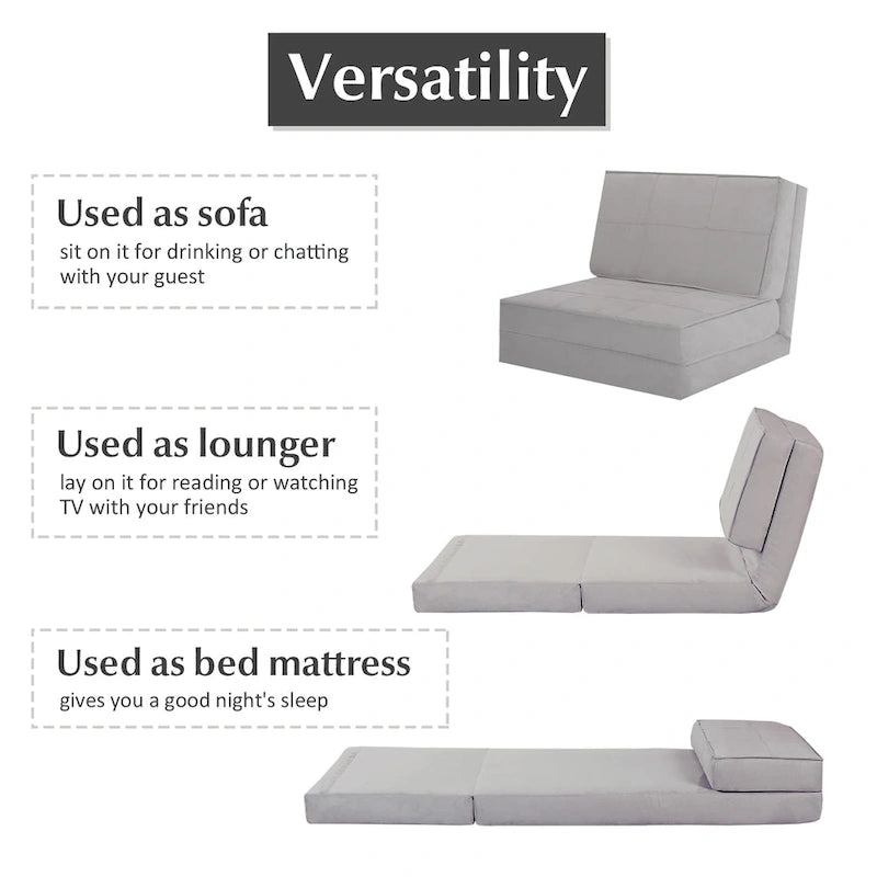 Sedia Pieghevole Convertibile Divano Letto Trasformabile