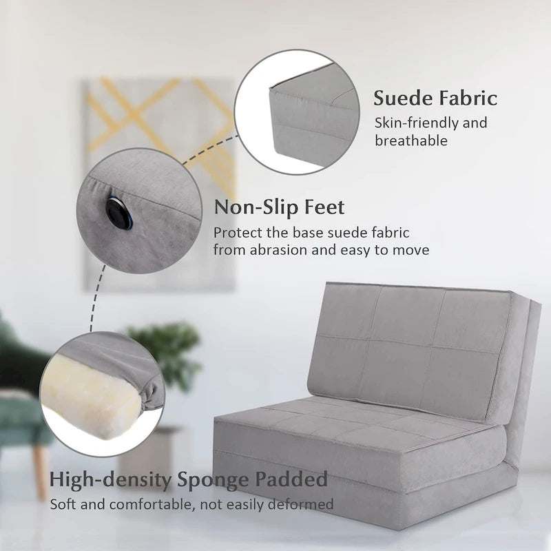 Sedia Pieghevole Convertibile Divano Letto Trasformabile