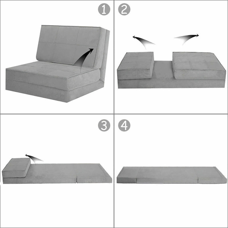 Sedia Pieghevole Convertibile Divano Letto Trasformabile