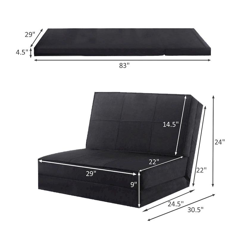 Sedia Pieghevole Convertibile Divano Letto Trasformabile