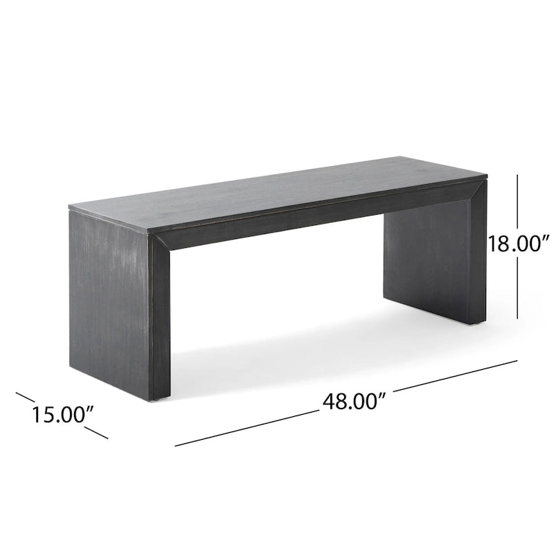 Panca da pranzo in legno di acacia