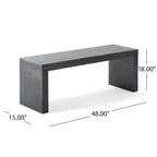 Panca da pranzo in legno di acacia