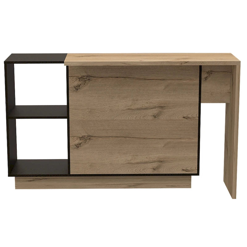 Sicilia Kitchen Island con 2 Ripiani Aperti, Armadio a Doppia Anta e 3 Ripiani Interni