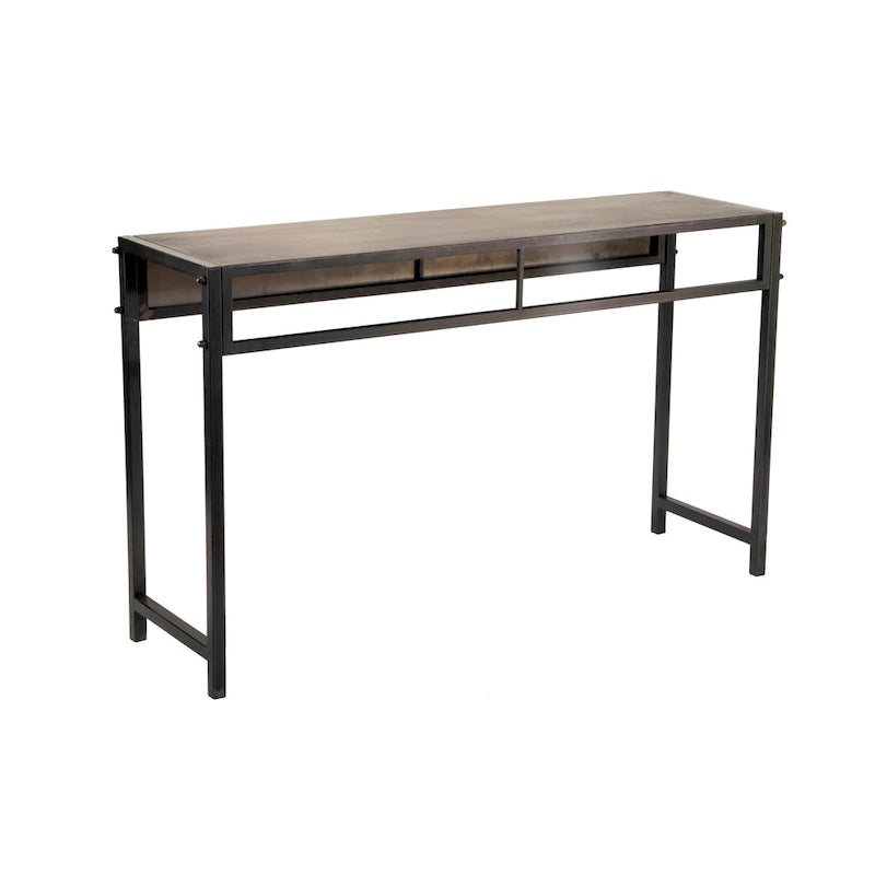 Consolle in metallo color bronzo