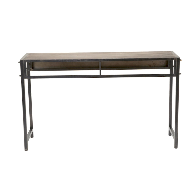 Consolle in metallo color bronzo