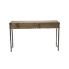 Consolle in metallo color bronzo