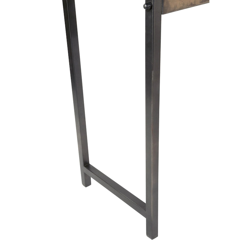 Consolle in metallo color bronzo