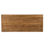 Tavolo da pranzo rettangolare pieghevole 2,1 m x 1 m con gambe a X