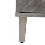 Armadio contenitore a 4 ante con gambe in pino
