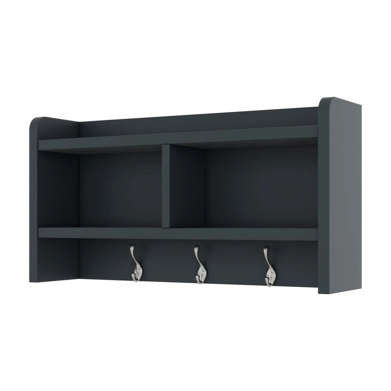Mobile appendiabiti 4-in-1 staccabile con armadietti, cassetti, ganci e panca portascarpe