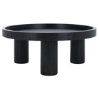 Tavolino rotondo a 3 gambe, 91,4 cm L x 91,4 cm P x 38,1 cm H