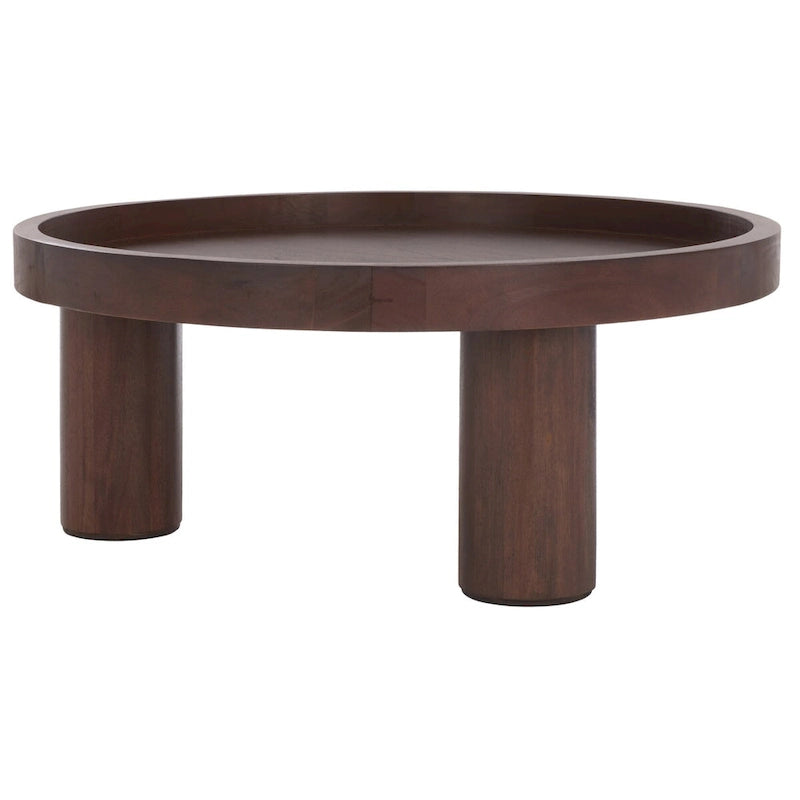 Tavolino rotondo a 3 gambe, 91,4 cm L x 91,4 cm P x 38,1 cm H