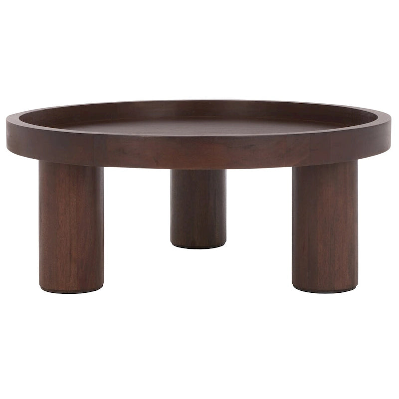 Tavolino rotondo a 3 gambe, 91,4 cm L x 91,4 cm P x 38,1 cm H