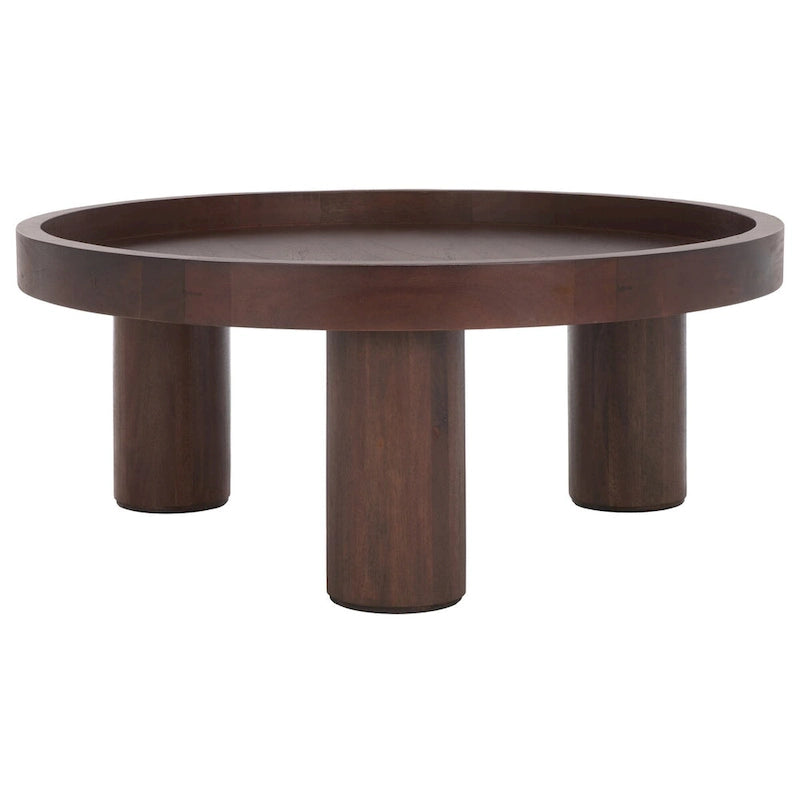 Tavolino rotondo a 3 gambe, 91,4 cm L x 91,4 cm P x 38,1 cm H