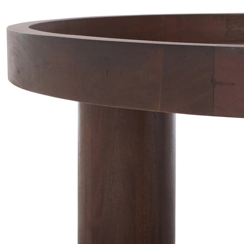 Tavolino rotondo a 3 gambe, 91,4 cm L x 91,4 cm P x 38,1 cm H