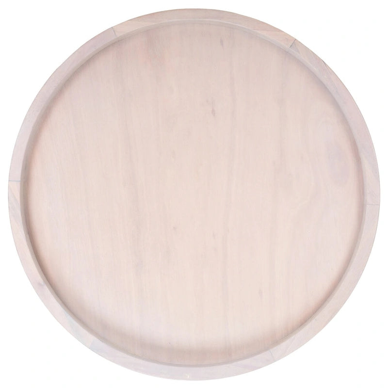 Tavolino rotondo a 3 gambe, 91,4 cm L x 91,4 cm P x 38,1 cm H
